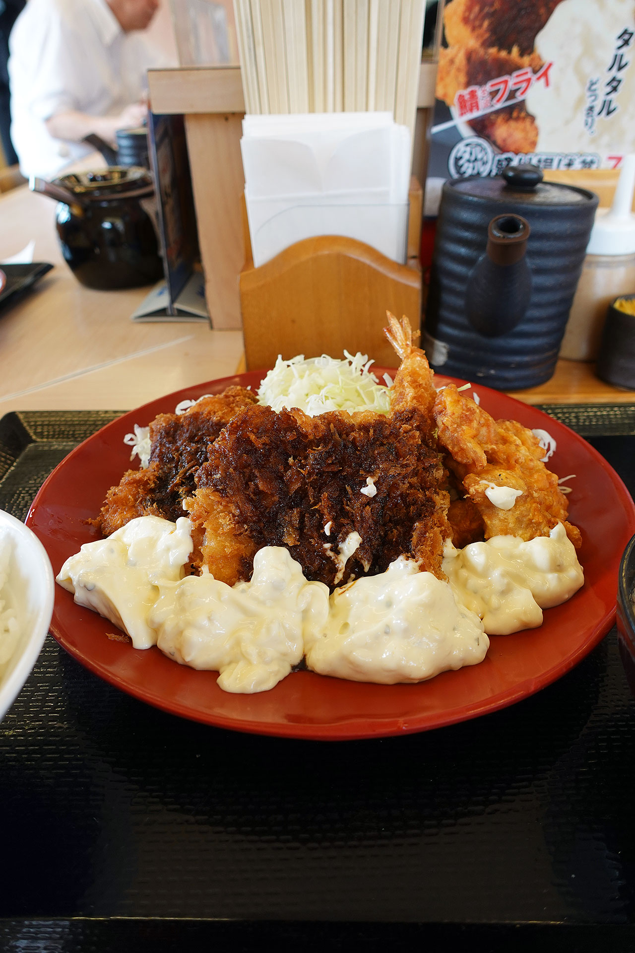 かつや 一之江店【タルタル盛り揚げ定食】